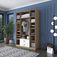 Dulap Rani BA131 Walnut White imaginea #4 — magazin online Desire.md