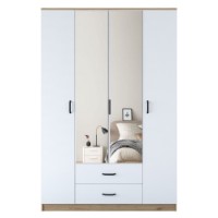 Dulap Rani BA131 Walnut White imaginea #7 — magazin online Desire.md