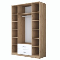 Dulap Rani BA131 Walnut White imaginea #9 — magazin online Desire.md
