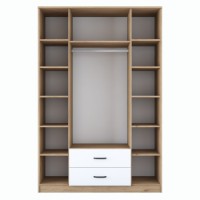Dulap Rani BA131 Walnut White imaginea #10 — magazin online Desire.md