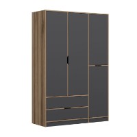 Dulap Hanah Home Elina Anthracite Dore imaginea #5 — magazin online Desire.md