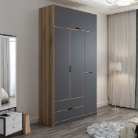 Dulap Hanah Home Elina Anthracite Dore imaginea #2 — magazin online Desire.md