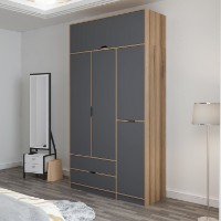 Dulap Hanah Home Elina Anthracite Dore imaginea #3 — magazin online Desire.md
