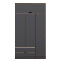 Dulap Hanah Home Elina Anthracite Dore imaginea #6 — magazin online Desire.md