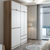 Dulap Hanah Home Elina White/Dore imaginea #5 — magazin online Desire.md