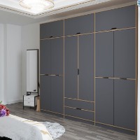 Dulap Hanah Home Elina Anthracite Dore imaginea #3 — magazin online Desire.md