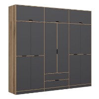 Dulap Hanah Home Elina Anthracite Dore imaginea #5 — magazin online Desire.md
