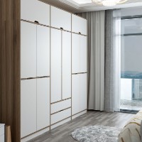 Dulap Hanah Home Elina White/Dore imaginea #4 — magazin online Desire.md