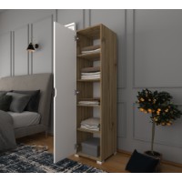 Dulap Hanah Home 1600-014 Walnut White imaginea #2 — magazin online Desire.md