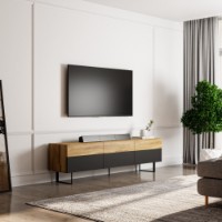Comodă TV Hanah Home Sign Black Oak imaginea #3 — magazin online Desire.md