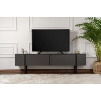 Comodă TV Hanah Home Serenity Anthracite Black imaginea #2 — magazin online Desire.md