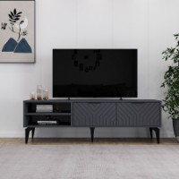 Comodă TV Hanah Home Regina Anthracite