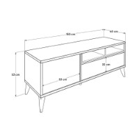 Comodă TV Hanah Home Tvr-511-Dd-1 imaginea #10 — magazin online Desire.md