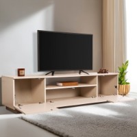 Comodă TV Hanah Home Veramont Mink Travertine imaginea #3 — magazin online Desire.md