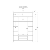 Dulap Hanah Home Beyza Rb-185-12 White imaginea #6 — magazin online Desire.md