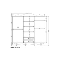 Dulap Hanah Home Cansu Rb-049 White imaginea #4 — magazin online Desire.md