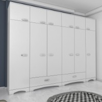 Dulap Rani BA133 Walnut White imaginea #3 — magazin online Desire.md