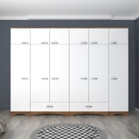 Dulap Rani BA133 Walnut White