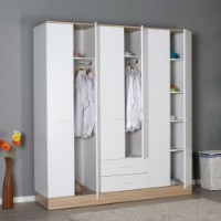 Dulap Hanah Home Base 6 White imaginea #2 — magazin online Desire.md