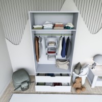 Dulap Hanah Home 1600-016 White imaginea #6 — magazin online Desire.md