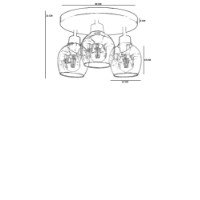 Люстра Opviq 9019-3 фото №4 — интернет-магазин Desire.md