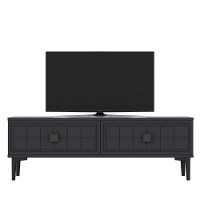 Comodă TV Hanah Home Yuka 120 Anthracite imaginea #3 — magazin online Desire.md