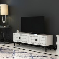 Comodă TV Hanah Home Yuka 120 White imaginea #2 — magazin online Desire.md