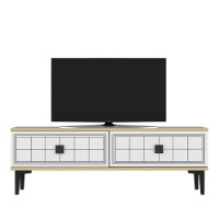Comodă TV Hanah Home Yuka 120 Sapphire Oak White imaginea #3 — magazin online Desire.md