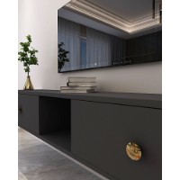 Comodă TV Hanah Home Zuzu 150 Anthracite imaginea #3 — magazin online Desire.md