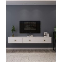Comodă TV Hanah Home Zuzu 180 White