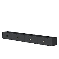 Comodă TV Hanah Home Zuzu Double Anthracite imaginea #6 — magazin online Desire.md