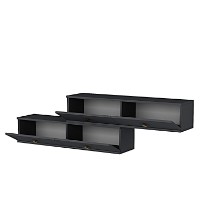 Comodă TV Hanah Home Zuzu Double Anthracite imaginea #10 — magazin online Desire.md