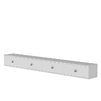 Comodă TV Hanah Home Zuzu Double White imaginea #8 — magazin online Desire.md