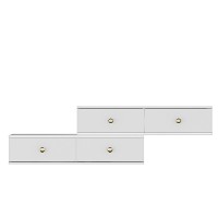 Comodă TV Hanah Home Zuzu Double White imaginea #10 — magazin online Desire.md
