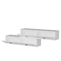 Comodă TV Hanah Home Zuzu Double White imaginea #12 — magazin online Desire.md