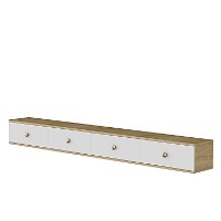 Comodă TV Hanah Home Zuzu Double Sapphire Oak White imaginea #8 — magazin online Desire.md