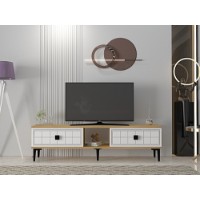 Comodă TV Hanah Home Yuka 150 Sapphire Oak White
