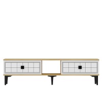 Comodă TV Hanah Home Yuka 150 Sapphire Oak White imaginea #3 — magazin online Desire.md