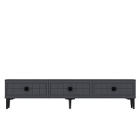 Comodă TV Hanah Home Yuka 180 Anthracite imaginea #3 — magazin online Desire.md