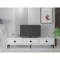 Comodă TV Hanah Home Yuka 180 White
