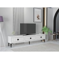 Comodă TV Hanah Home Yuka 180 White imaginea #2 — magazin online Desire.md