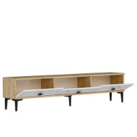 Comodă TV Hanah Home Yuka 180 Sapphire Oak White imaginea #5 — magazin online Desire.md