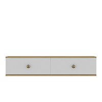 Comodă TV Hanah Home Zuzu 120 Sapphire Oak White Gold imaginea #4 — magazin online Desire.md