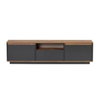 Comodă TV Hanah Home Sentinel Anthracite Atlantic Pine imaginea #7 — magazin online Desire.md