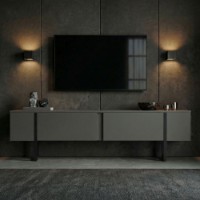 Comodă TV Hanah Home Onera Anthracite Black imaginea #2 — magazin online Desire.md