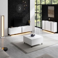 Comodă TV Hanah Home Paris White imaginea #6 — magazin online Desire.md