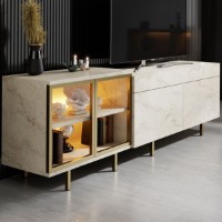 Comodă TV Hanah Home Vienna Travertine Gold imaginea #4 — magazin online Desire.md