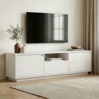 Comodă TV Hanah Home Sentinel Natural White