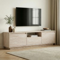 Comodă TV Hanah Home Sentinel Travertine