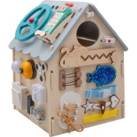 Busy Board Baby Mix House Led Wood Montessori (58310) imaginea #4 — magazin online Desire.md